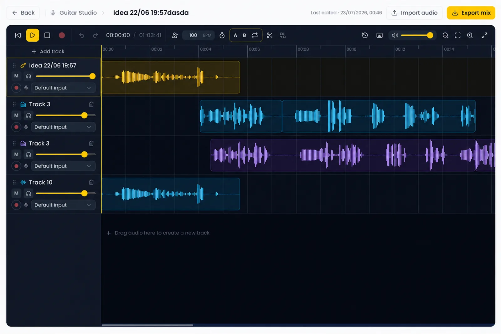Came up with a riff? Record it before you forget